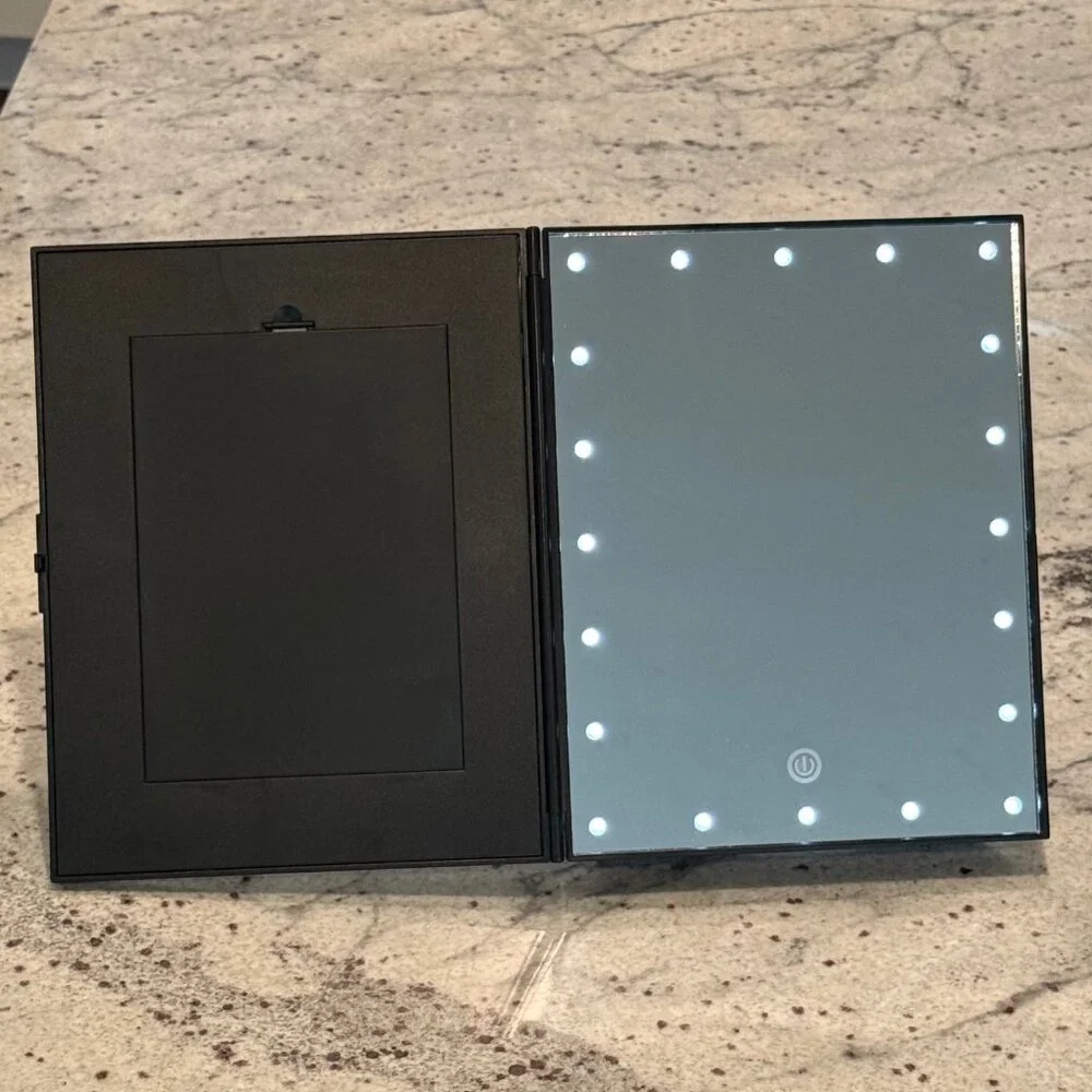 Conair Lighted Vanity Mirror / 5 x 7 Picture Frame, LED, 3 Settings - NEW!